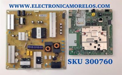 KIT DE TARJETAS PARA TV LG NUM DE PARTE 75UN8570AUD / MAIN EBT66575701 / EAX69109605 (1.0) / RU15V3A1L3 / 1FEBT000-01YA  / FUENTE EAY65769222 / EAX69063802 (1.0) LGP75T-20U1 / PANEL NC750DQH-ABHR1 / MODELO 75UN8570AUD.BUSFLKR / 75UN8570AUD